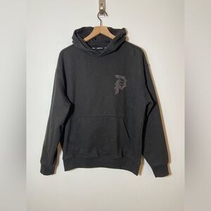 Primitive Mens Skateboard Truck Stickers Dirty P Rhinestone Black Hoodie L